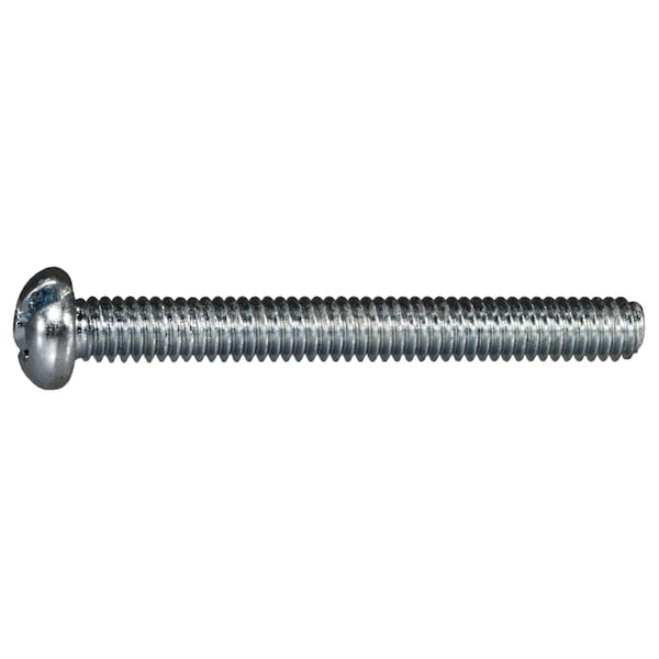Midwest Fastener #8-32 x 1-1/2 in Combination Phillips/Slotted Round Machine Screw, Zinc Plated Steel, 100 PK 07667 - main